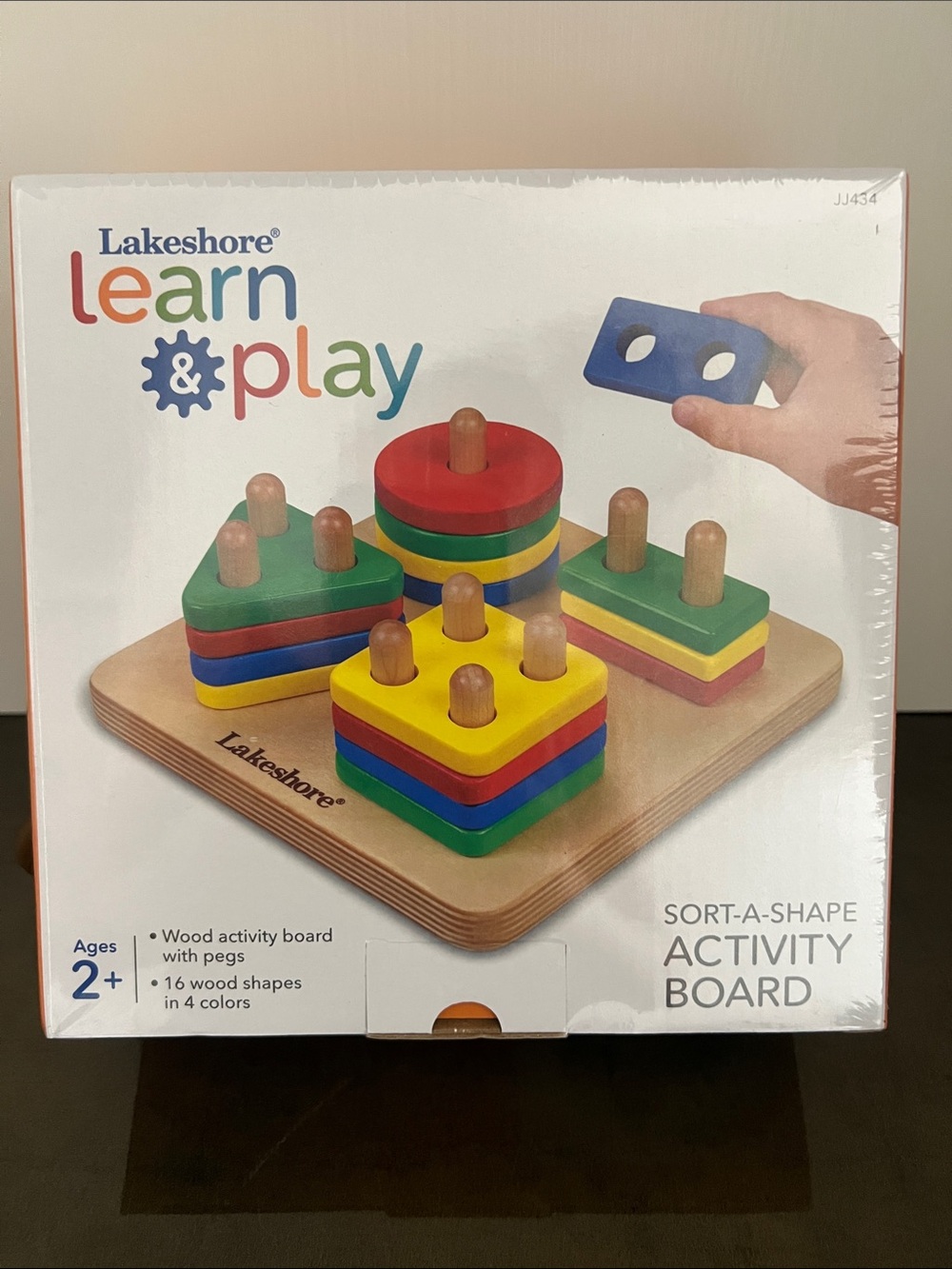 Lakeshore Learn & Play Sort-A-Shape Activity Board — Multicolor